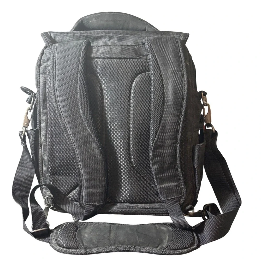 T-Tech by Tumi 5589D Ballistic Nylon‎ Laptop Messenger Bag Black